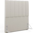 Ver imagem 1 de Cabeceira Cama Box Solteiro 100 cm Dália W01 Bouclê Creme - Lyam Decor
