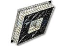 Ver imagem 4 de Lustre Plafon 24w Quadrado 35x35 Cristal Led Sobrepor 6000k Bivolt