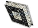 Ver imagem 2 de Lustre Plafon 24w Quadrado 35x35 Cristal Led Sobrepor 6000k Bivolt
