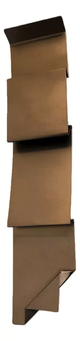 Decoração Escultura de Parede em Metal Casa Exclusivo no Brasil Home Decor Bronze - 1