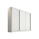 Ver imagem 1 de Guarda Roupa Solteiro 3 Portas e 4 Gavetas Sollo-logan Branco