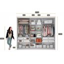 Ver imagem 4 de Guarda Roupa Solteiro 3 Portas e 4 Gavetas Sollo-logan Branco
