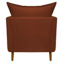 Ver imagem 6 de Kit 2 Poltronas Decorativa para Sala Recepção Escritório Consultório Reforçada Eliza Tecido Suede