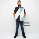 Ver imagem 2 de Quadro Decorativo em Canvas Geométrico Escandinavo Triângulos TaColado Moldura Flutuante 4,5cm Freij