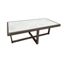 Ver imagem 1 de Mesa de Centro Retangular Paris Industrial Champagne com Mdf