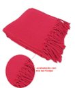 Ver imagem 3 de Kit 2 Mantas para Sofá Tipo Manta Capa de Sofá 2,40 X 1,80 Várias Cores: Vermelho