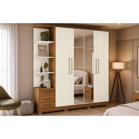 Armário Sapateira Quarto 4PTS CB01T593 Kappesberg Of White