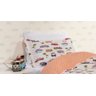 Colcha Patchwork Infantil Teen Com Fronha 180 Cm X 220 Cm Kombi Ultrassonico Rozac - 3