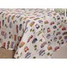 Colcha Patchwork Infantil Teen Com Fronha 180 Cm X 220 Cm Kombi Ultrassonico Rozac - 2