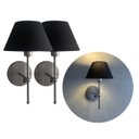 Ver imagem 1 de Kit 2 Arandelas Luminaria de Parede Clássico com Cúpula Ref 16 Decoração Casa Sala Quarto Banheiro