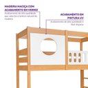 Ver imagem 6 de Beliche Infantil Climb Casatema MadeiraOriginals Branco/Madeira Natural