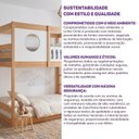 Ver mais imagens de Beliche Infantil Climb Casatema MadeiraOriginals Branco/Madeira Natural