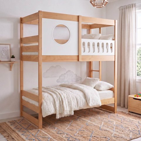 Beliche Infantil Climb Casatema MadeiraOriginals Branco/Madeira Natural