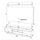 Ver imagem 4 de Estante Home para Tv Até 55 Polegadas 2 Portas de Correr Tb112 Dalla Costa