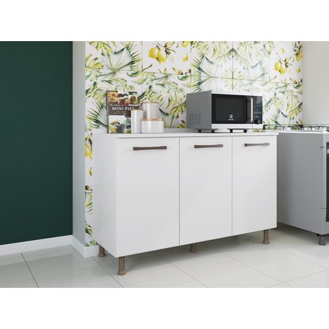 Balcão Cozinha Gabinete de 120 Cm Napoli