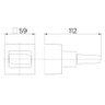 Acabamento Base Deca 1/2", 3/4" e 1" Docol Next Cr 00652006 - 2
