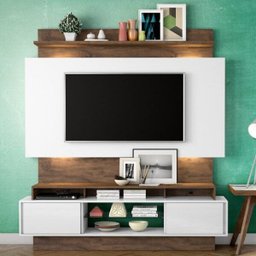Estante Home para Tv Até 55 Polegadas 2 Portas Led Tb112L Dalla Costa - 1 Estante Home para Tv Até 55 Polegadas 2 Portas Led Tb112L Dalla Costa - 1