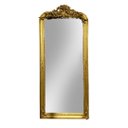 Ver imagem 1 de Espelho Clássico de Chão com Moldura Entalhe Dourado 169X97X8cm