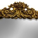Ver imagem 3 de Espelho Clássico de Chão com Moldura Entalhe Dourado 169X97X8cm