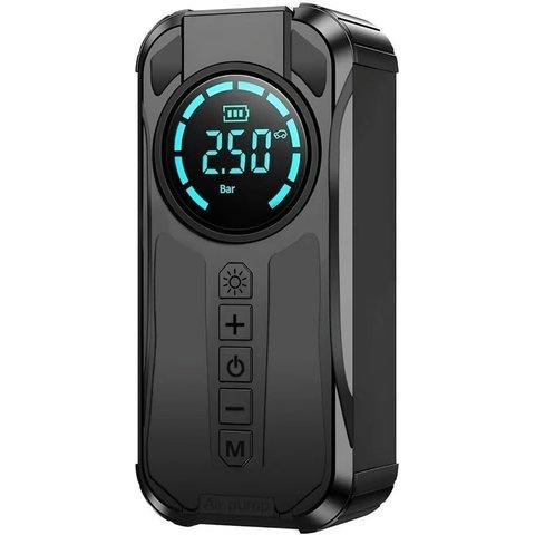 Bomba de Ar Portatil Compressor Powerbank 8kmah