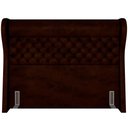 Ver imagem 5 de Kit Cabeceira Cama Box Queen 160 Cm Madrid com Puff Recamier Santorini Couríssimo Marrom - Lyam
