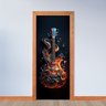 Adesivo de Porta - Guitarra 1 - 2
