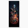 Adesivo de Porta - Guitarra 1 - 4