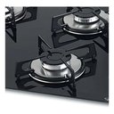 Ver imagem 2 de Fogão Cooktop a Gás Fischer 1519 4 Bocas Vidro Temperado Preto Bivolt