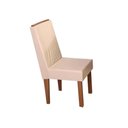 Ver imagem 4 de Conjunto Mesa Retangular Agnes Vidro Off White 6 Cadeiras Stela com Apliques Corriente Areia