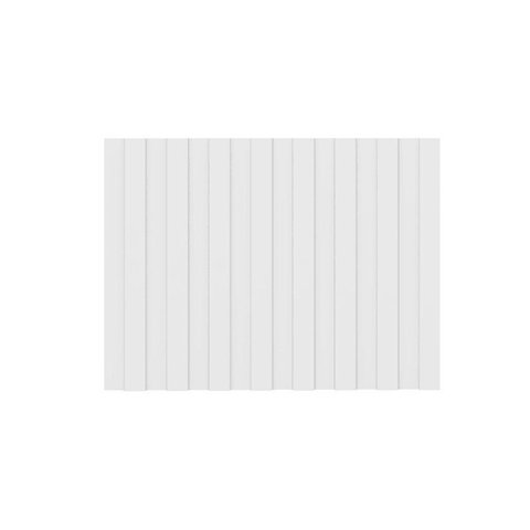Painel Ripado Decorativo 80cm X 59,5cm para Sala ou Cozinha Cor:branco
