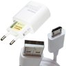 Carregador Original Celular Samsung Micro Usb Branco Turbo - 1