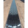 Ralo Linear 7,5cm x 50cm Inox 304 concava com suporte e Tela Anti Insetos Borda de Piscina Varanda F - 5