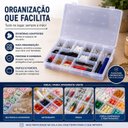 Ver imagem 6 de Organizador Comprimidos Caixa Box 30cm Divisorias Adaptaveis Estojo Multiuso Porta Maleta Grande Pes