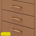 Ver imagem 4 de Guarda Roupa Solteiro 120 Cm 4 Portas 10088 Nature Camarim Vlr