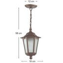 Ver imagem 5 de Kit 6 Luminárias de Teto Colonial Pendente Grego 18x58cm Mar