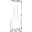 Ver imagem 2 de Cúpula Manga Chaminé P/lampião Retrô de Vidro Incolor Brilho