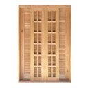 Ver imagem 4 de Porta Balcão de Correr de Madeira Cedro Arana Veneziana Reto Bat.14 Cm- 2.15 (a) X 1.80 (l)