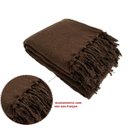 Ver imagem 2 de Kit 2 Mantas para Sofá Tipo Manta Capa de Sofá 2,40 X 1,80 Várias Cores:marrom