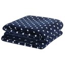 Ver imagem 1 de Manta Queen Balls Microfibra Decorativa Marinho Lilly Home Enxovais Manta Balls