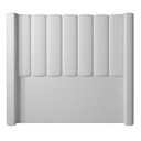 Ver imagem 4 de Cabeceira para Cama Box Casal 140 Cm Rania Corino Branco I02 - D'Rossi
