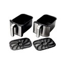 Ver imagem 4 de Fritadeira Air Fryer Dupla 9 Litros 1700w 127v Ariete Preta