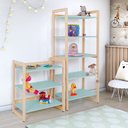 Ver imagem 1 de Conjunto Estantes Multiuso Colorê Infantil:menta