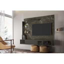 Bancada Suspensa Frizz Select para TV de até 50 polegadas - JADE / OLIVA - Madetec - 1