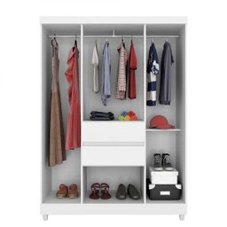Guarda-Roupa Casal 6 Portas 2 Gavetas Ecom Ii Demóbile - 3 Guarda-Roupa Casal 6 Portas 2 Gavetas Ecom Ii Demóbile - 3