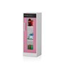 Mini Geladeira Refrigerador Infantil Com Visor Transparente:Rosa - 3