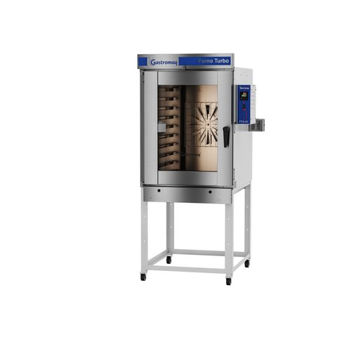 Forno Turbo Gás Ftg10 Epóxi com Pedestal Monofásico 220v Gastromaq
