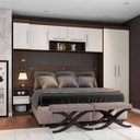 Ver imagem 2 de Jogo De Quarto Casal Modulado Star 7 Portas Amêndoa/arena - Poliman