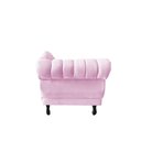 Ver imagem 7 de Recamier Decorativo Divã Amsterdã 147cm Lado Direito Couro Rosa Bebê