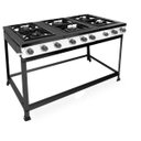 Ver imagem 1 de Fogão Semi-industrial Clarice Imperador Gás 6 Bocas sem Forno Prt/bco