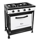 Ver imagem 1 de FG SEMI-INDL A Gás Clarice Imperador 2 Bocas com Forno PRT/BCO